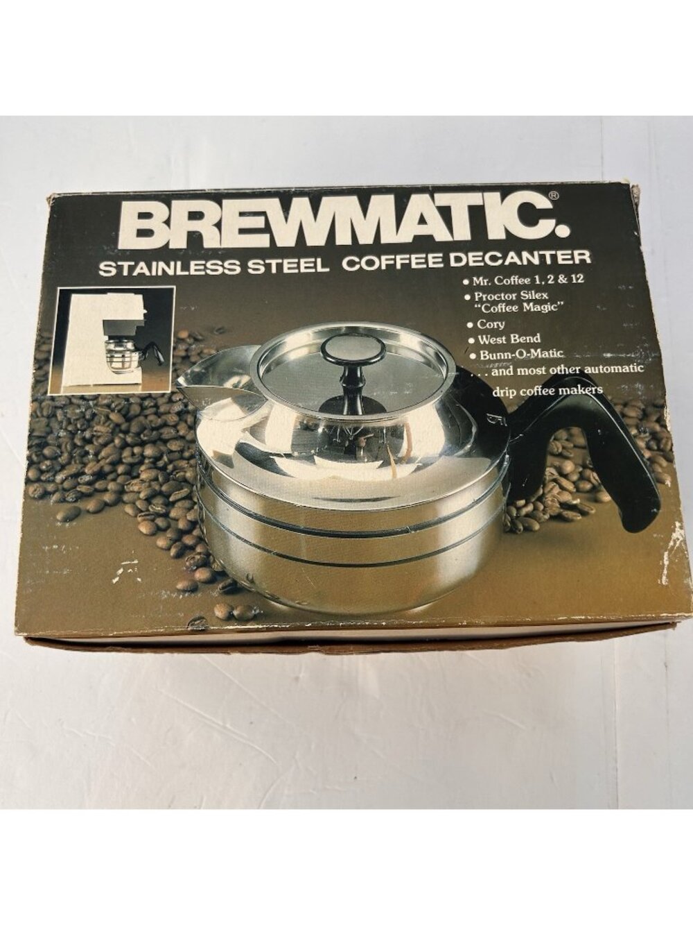 Brewmatic Stainless Steel Coffee Decanter SSC-12 Part 950053 Korea New Open Box